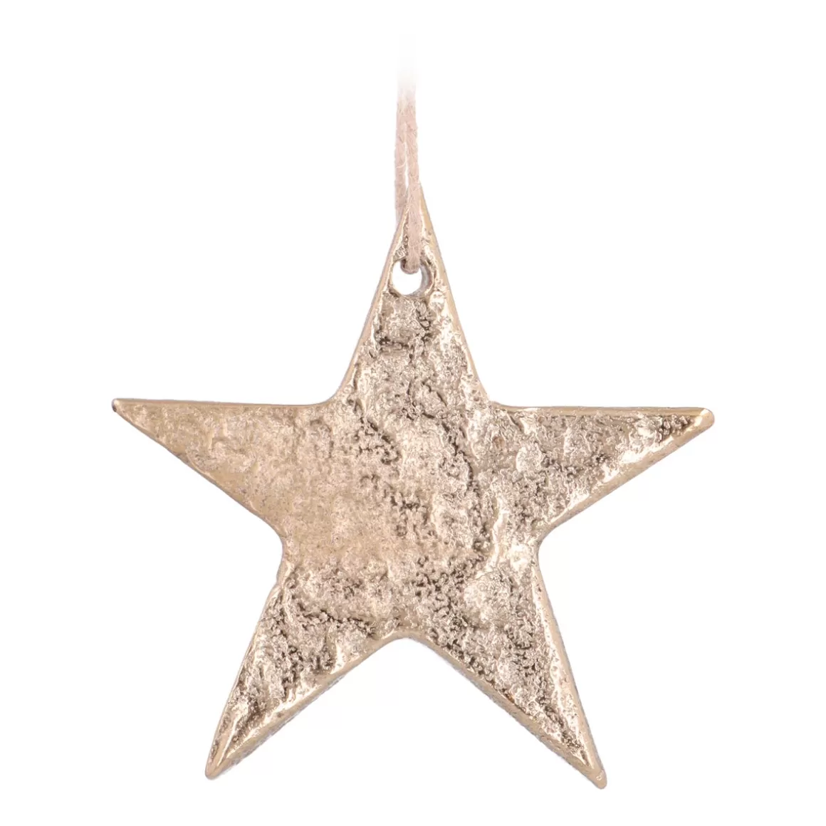 It's all about Christmas Christmas Ornaments-Gold Aluminum Star Christmas Ornament