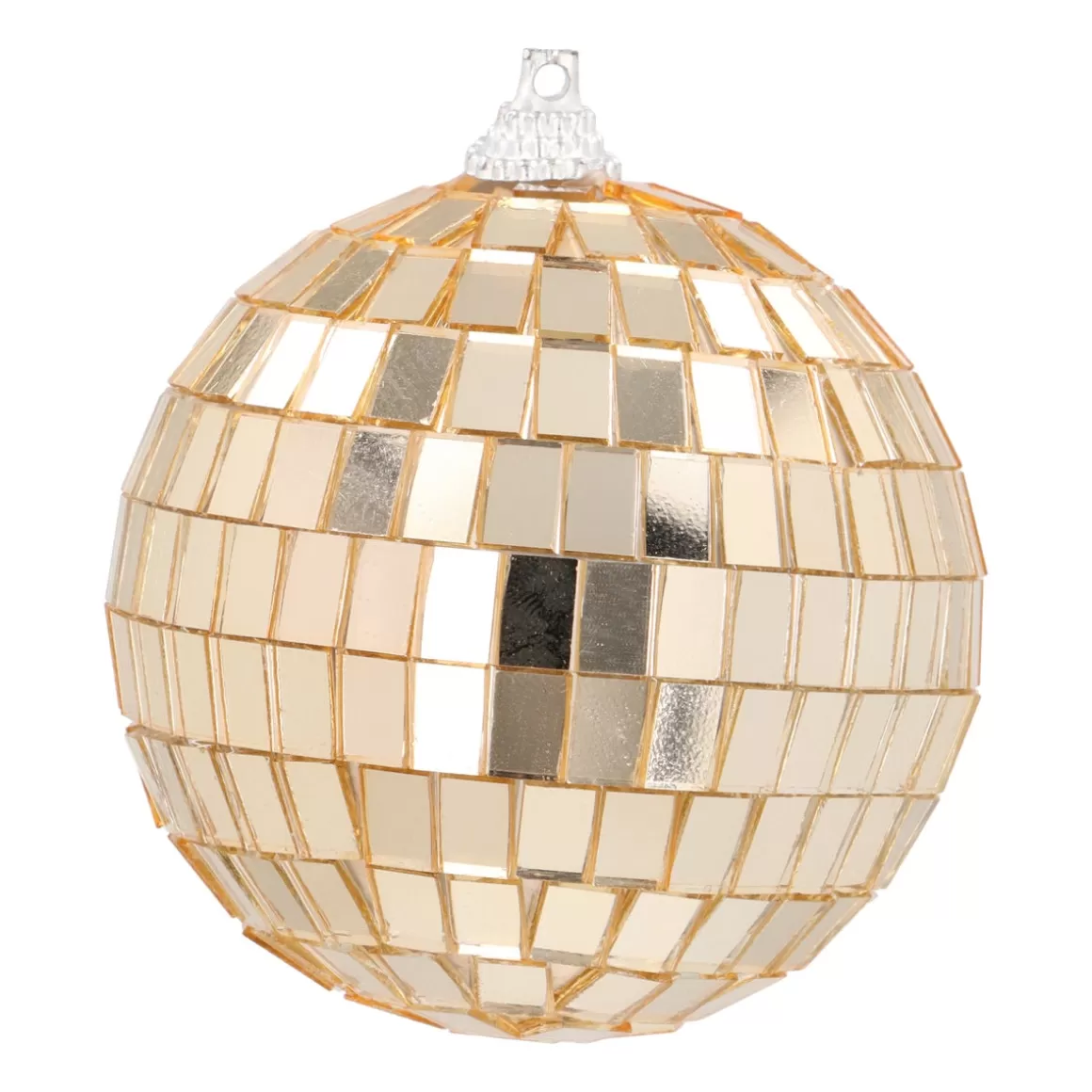 It's all about Christmas Christmas Ornaments | Christmas Baubles By Colour-Gold Disco Christmas Bauble With Reflective Mirrors