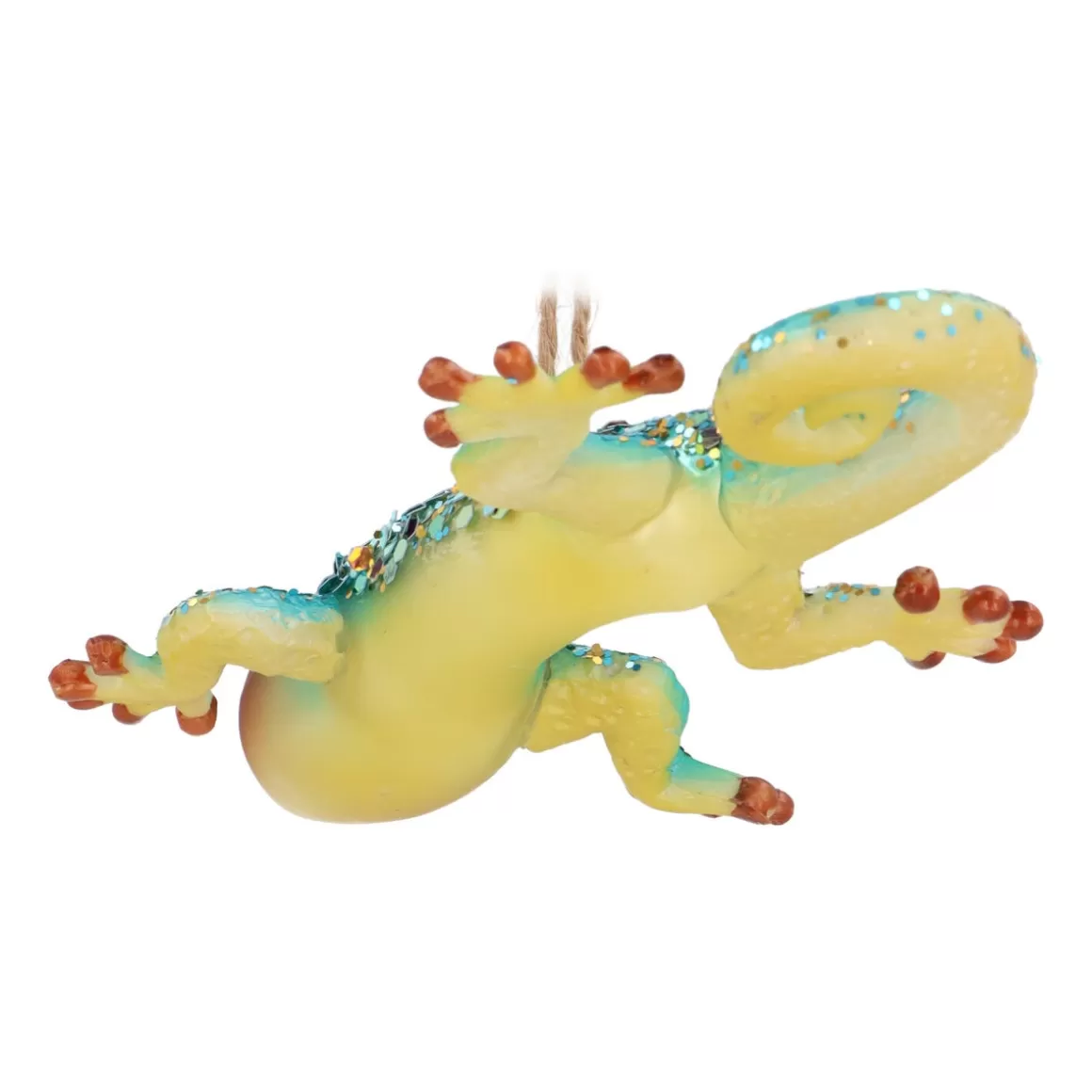 It's all about Christmas Christmas Ornaments-Gold Gecko Ornament For An Exotic Christmas Decoration