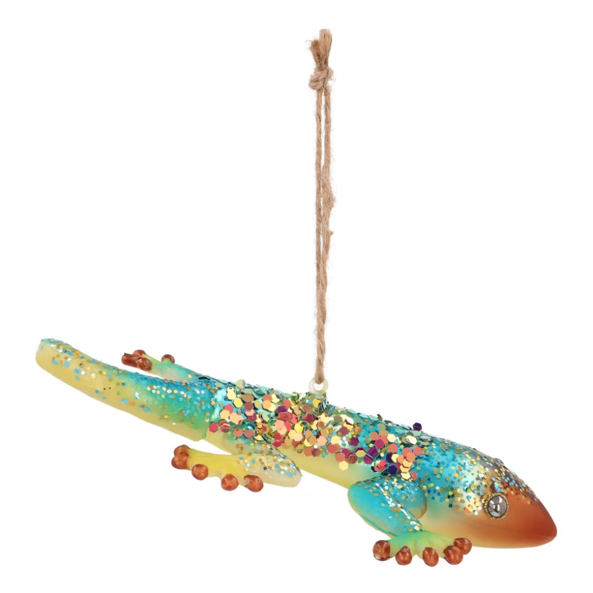 It's all about Christmas Christmas Ornaments-Gold Gecko Ornament For An Exotic Christmas Decoration