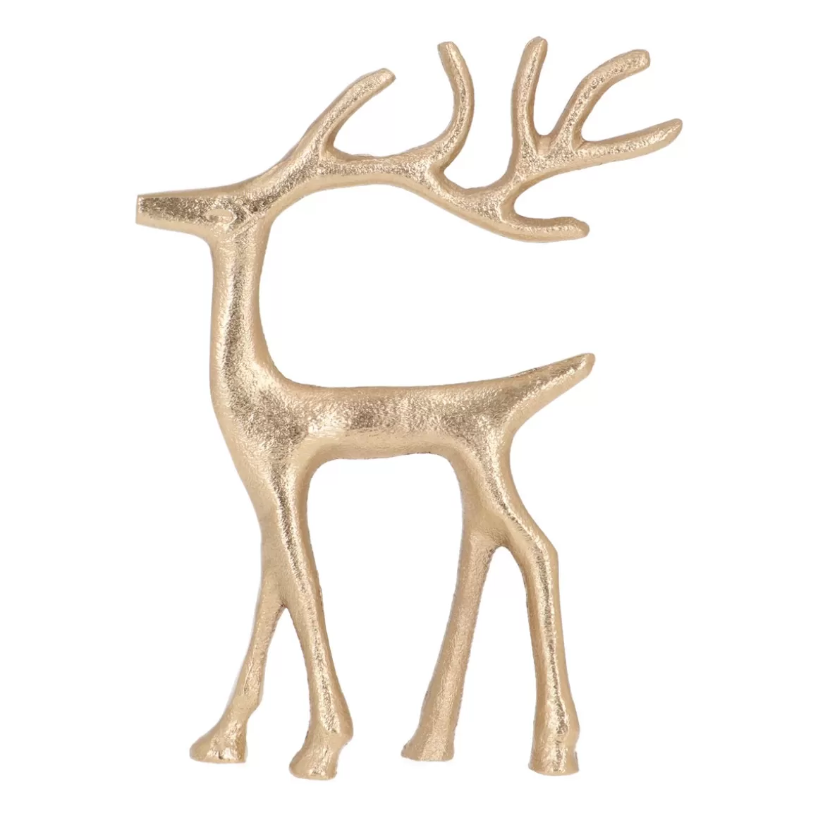 It's all about Christmas Home Accessories For Christmas | Christmas Figurines-Gold Reindeer With Head Up