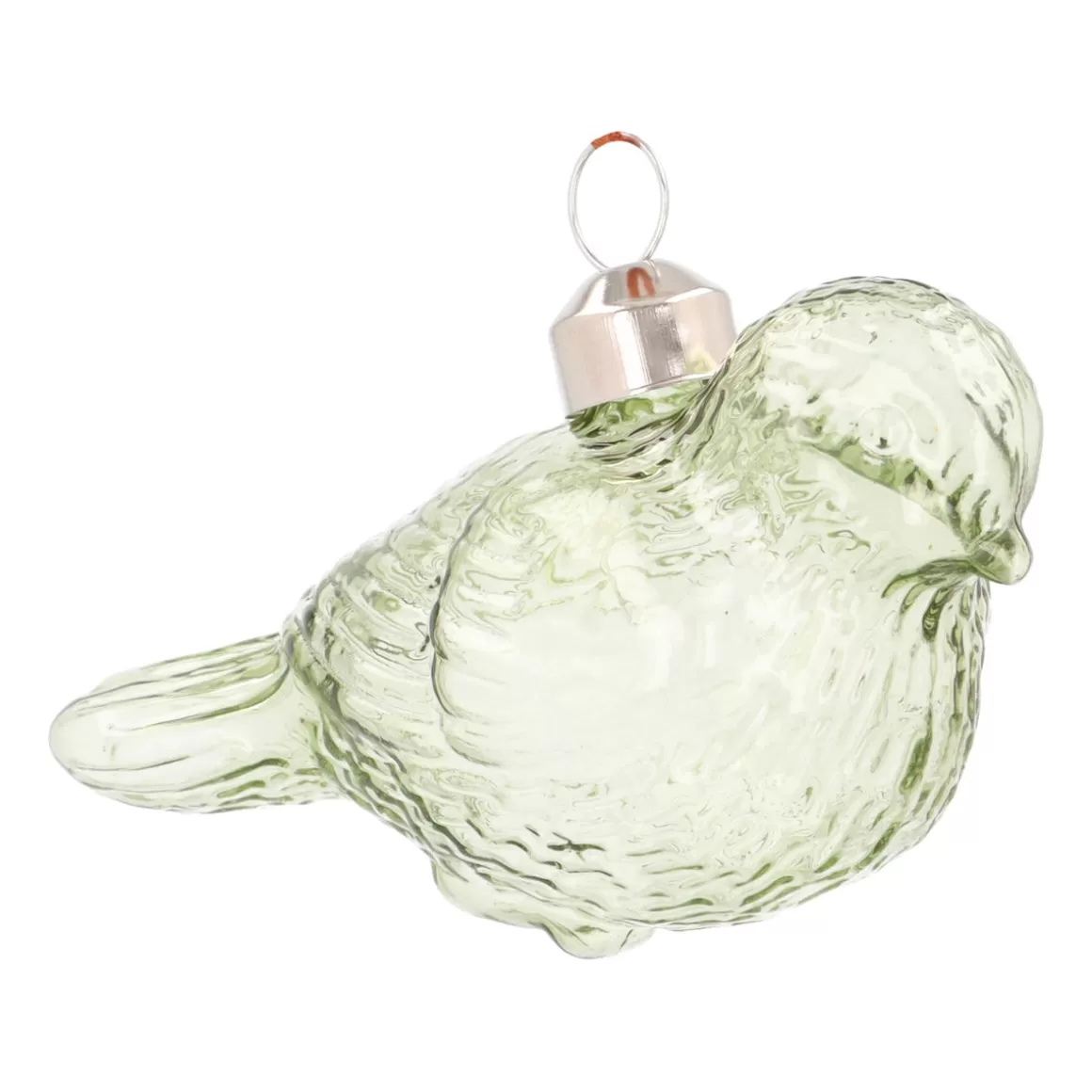 It's all about Christmas Extraordinary Baubles | Glass Christmas Baubles-Green Glass Bird Christmas Ornament