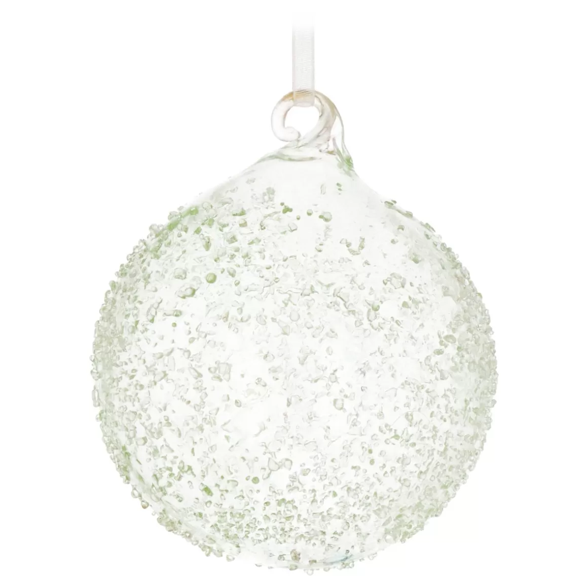 It's all about Christmas Glass Christmas Baubles | Christmas Baubles By Colour-Handmade Eucalyptus Christmas Bauble With Speckles