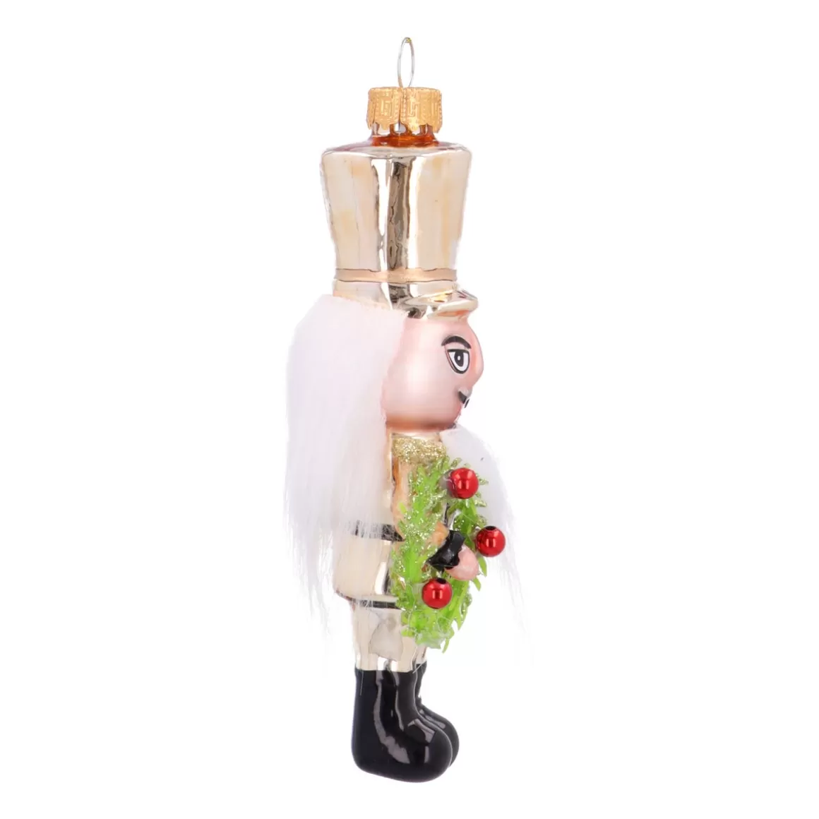 It's all about Christmas Christmastree Decorations Glass | Christmas Ornaments-Handmade Glass Nutcracker Ornament For A Classic Christmas