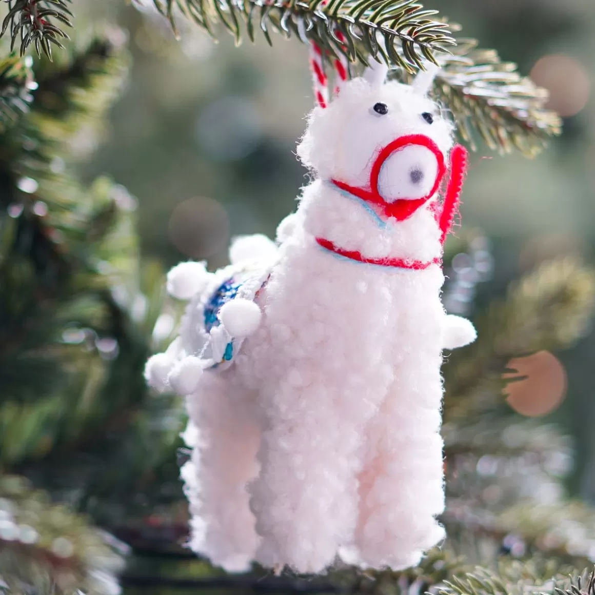 It's all about Christmas Christmas Ornaments-Hanging Alpaca Decoration 13cm