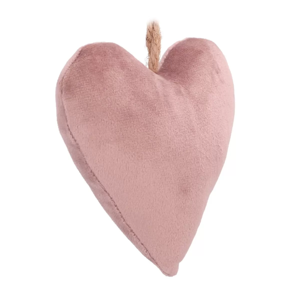 It's all about Christmas Christmas Ornaments-Hanging Heart Decoration Flannel 12cm Antique Pink
