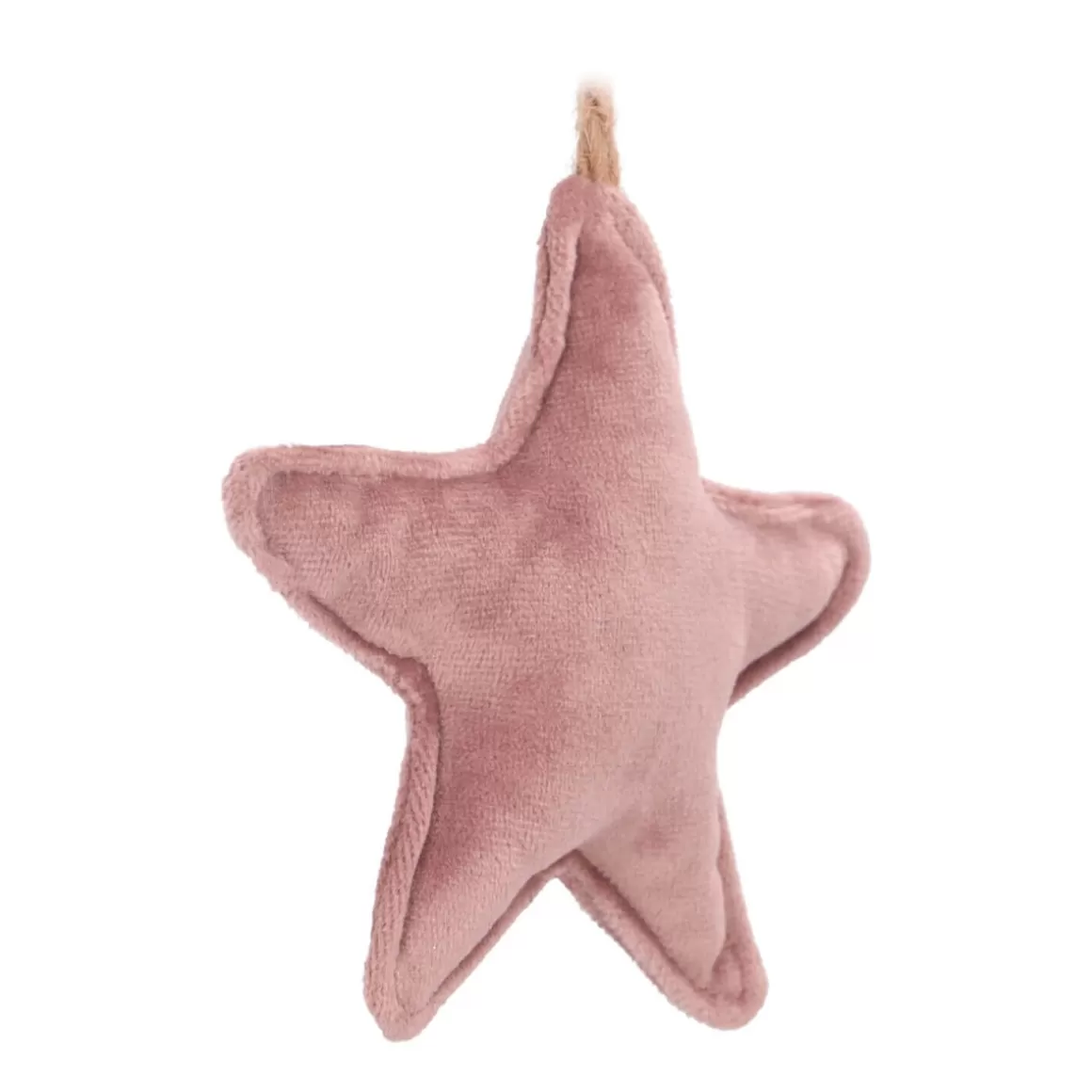 It's all about Christmas Christmas Ornaments-Hanging Star Decoration Flannel 12cm Antique Pink