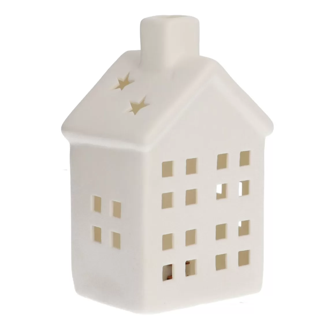 It's all about Christmas All Christmas Decorations | Christmas Houses In All Shapes And Sizes-House With LED White 14 Cm Porcelain