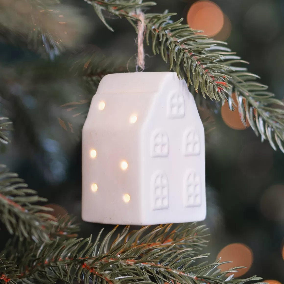 It's all about Christmas Christmas Ornaments-House-shaped Ornament With LED