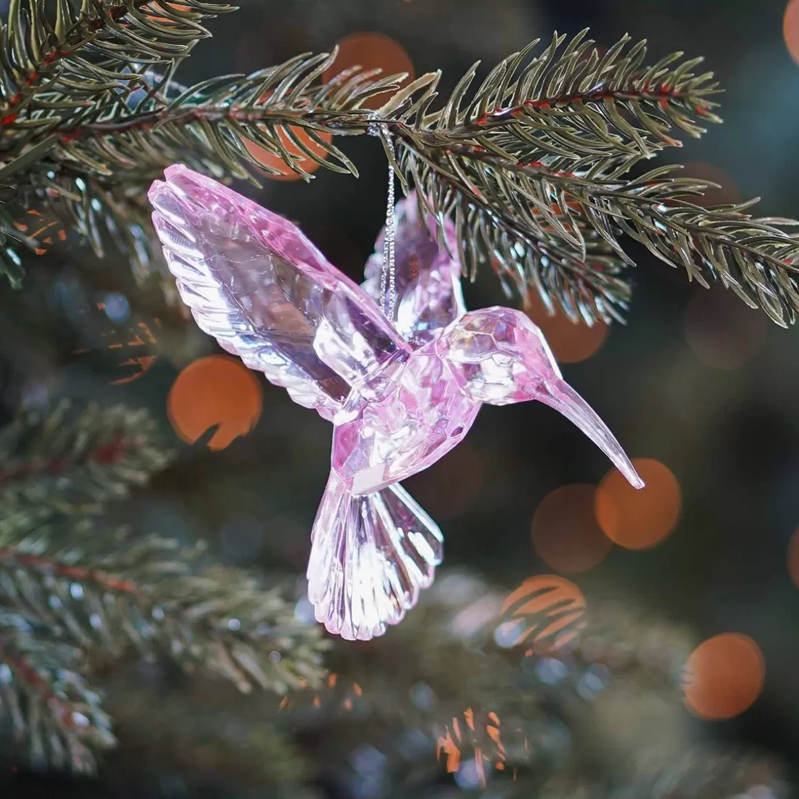 It's all about Christmas Christmas Ornaments-Hummingbird Christmas Ornament 10cm Pink