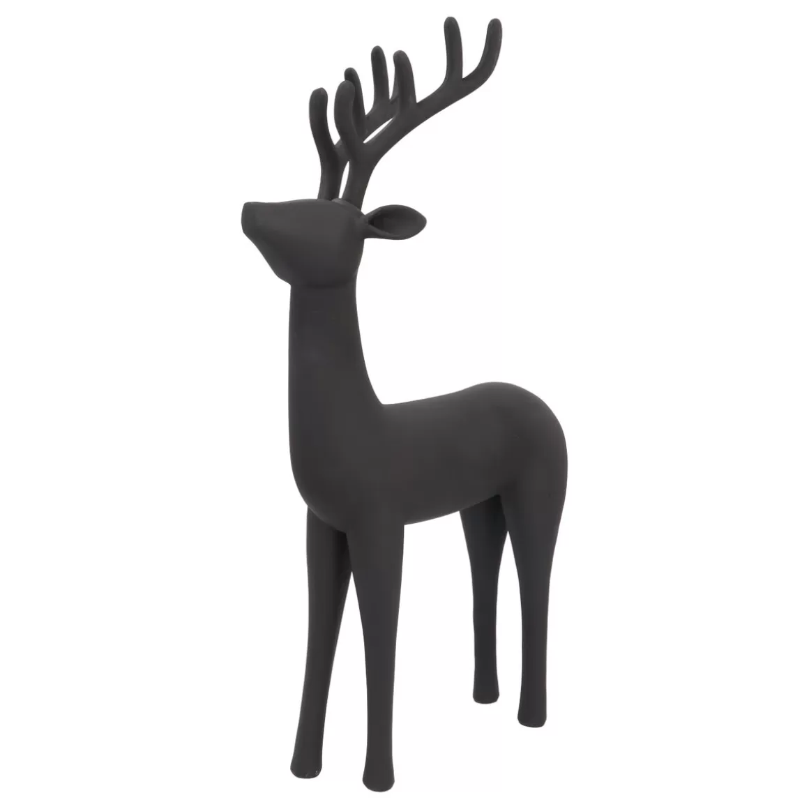 It's all about Christmas Home Accessories For Christmas | Christmas Figurines-Large Elegant Black Reindeer Figure