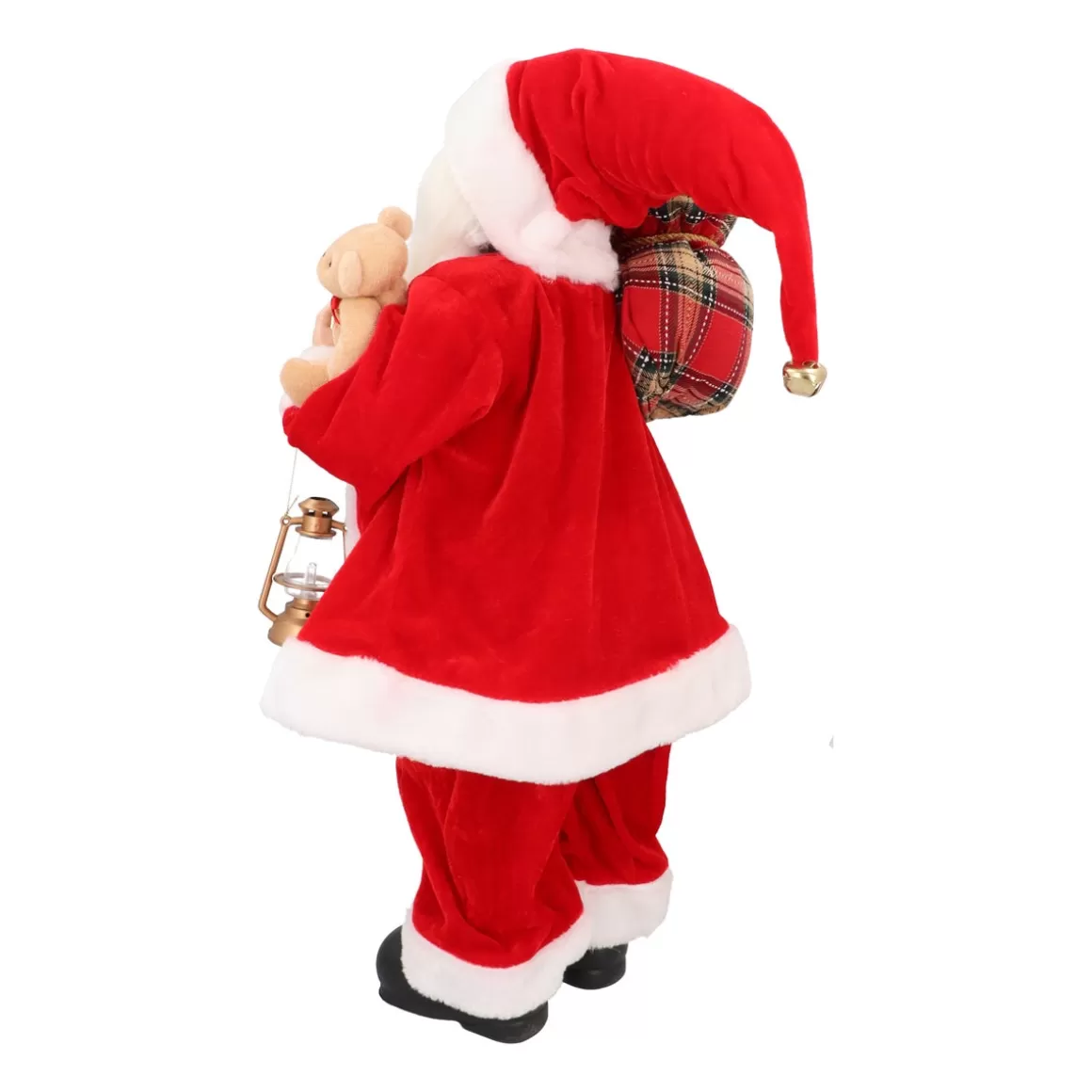 It's all about Christmas Christmas Figurines-Large Standing Santa Claus | Red-white | 60cm/23in | Cloth