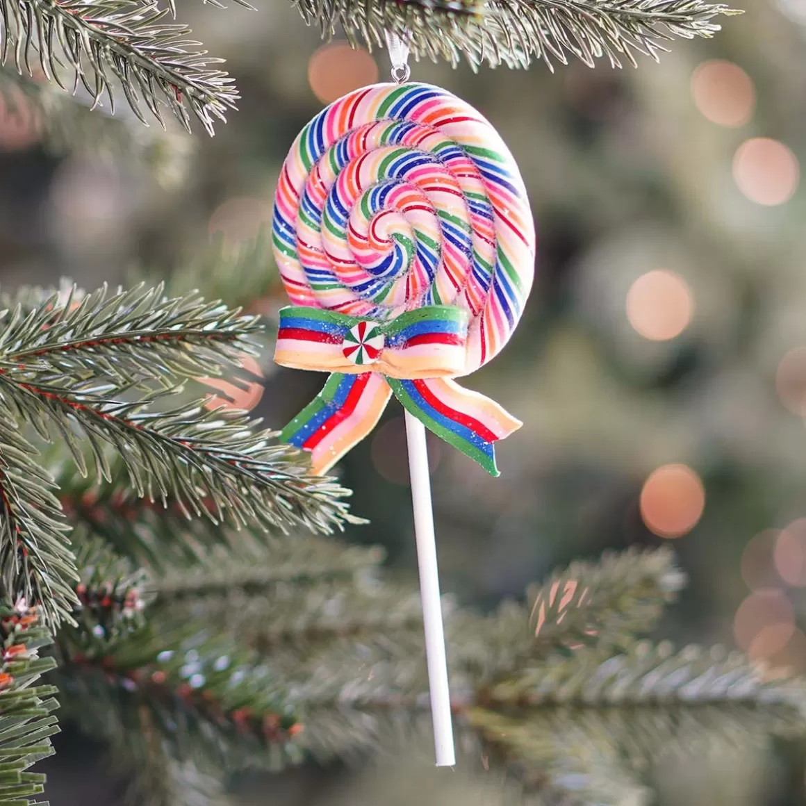 It's all about Christmas Christmas Ornaments-Lolly Christmas Ornament | Multi-color | Handmade | 16 Cm