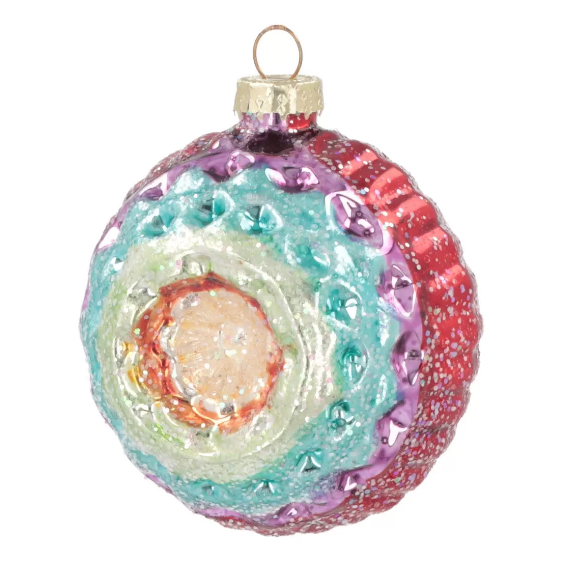 It's all about Christmas Christmas Ornaments | Nostalgic Baubles-Luxury Bauble With Reflector | Glass | Multi | 8cm