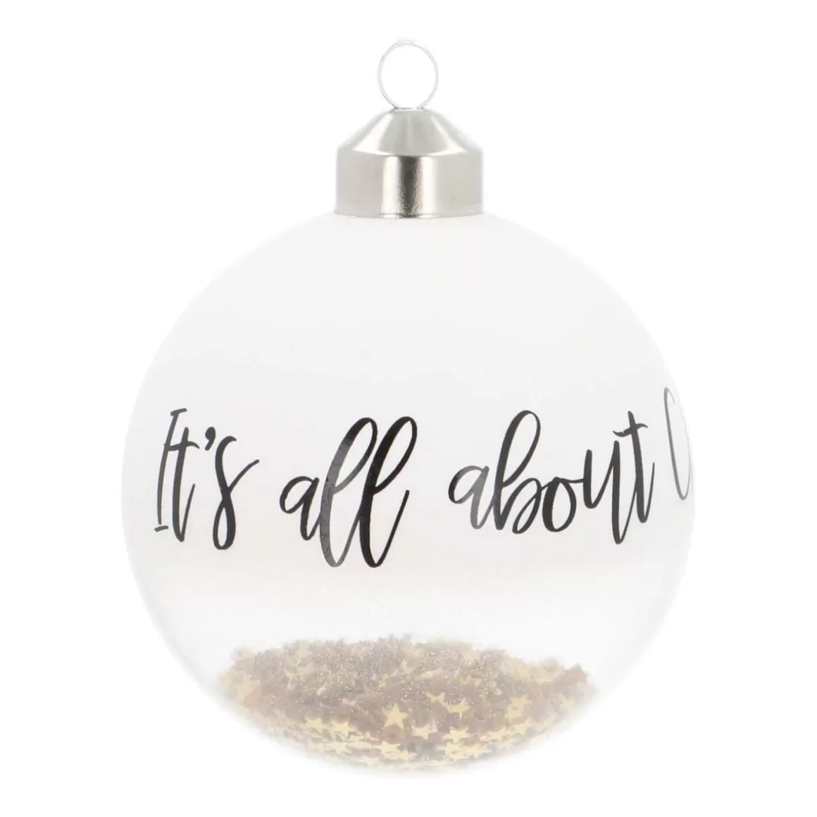 It's all about Christmas Extraordinary Baubles | Christmas Baubles By Colour-Luxury Glass Bauble With Frost 8 Cm