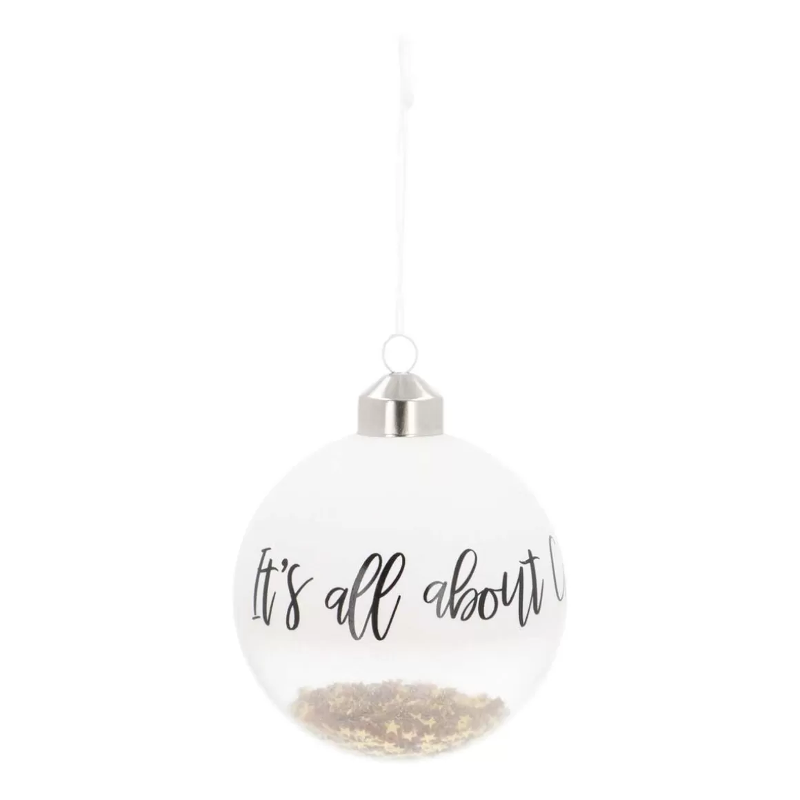 It's all about Christmas Extraordinary Baubles | Christmas Baubles By Colour-Luxury Glass Bauble With Frost 8 Cm