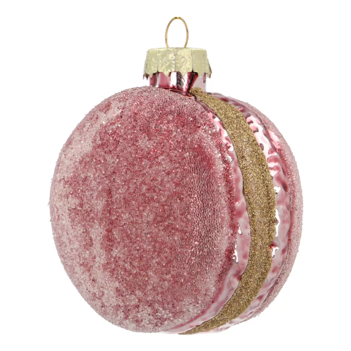 It's all about Christmas Christmastree Decorations Glass | Christmas Ornaments-Mauve Macaron Christmas Ornament