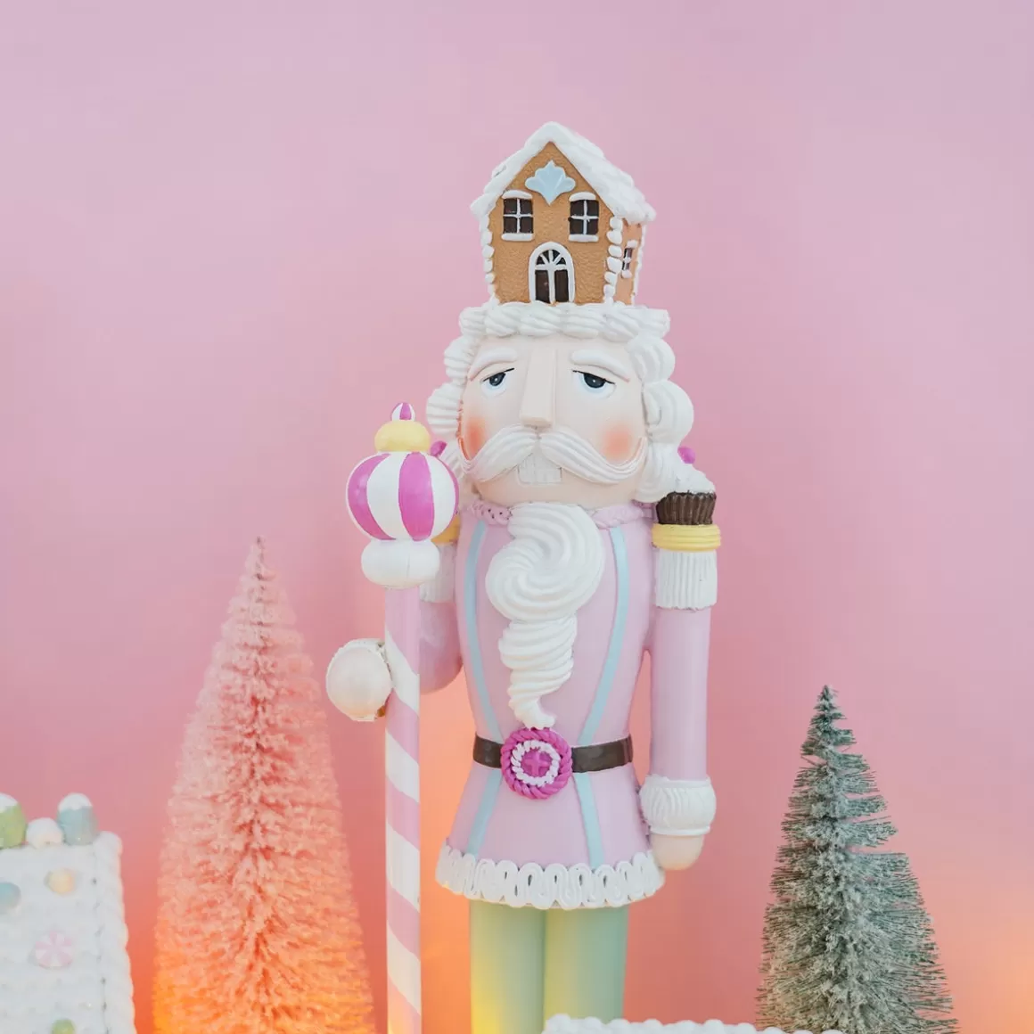 It's all about Christmas Home Accessories For Christmas | Christmas Figurines-Nutcracker Christmas Decoration In Pastel Colors