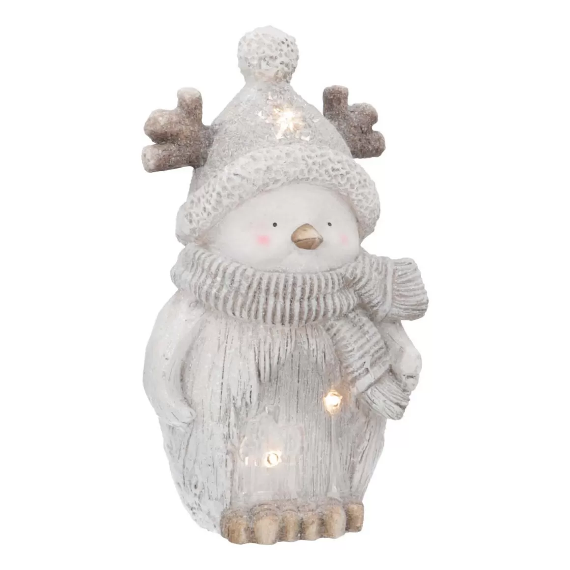 It's all about Christmas Christmas Figurines-Penguin Figure | LED Lighting | Grey | 44cm