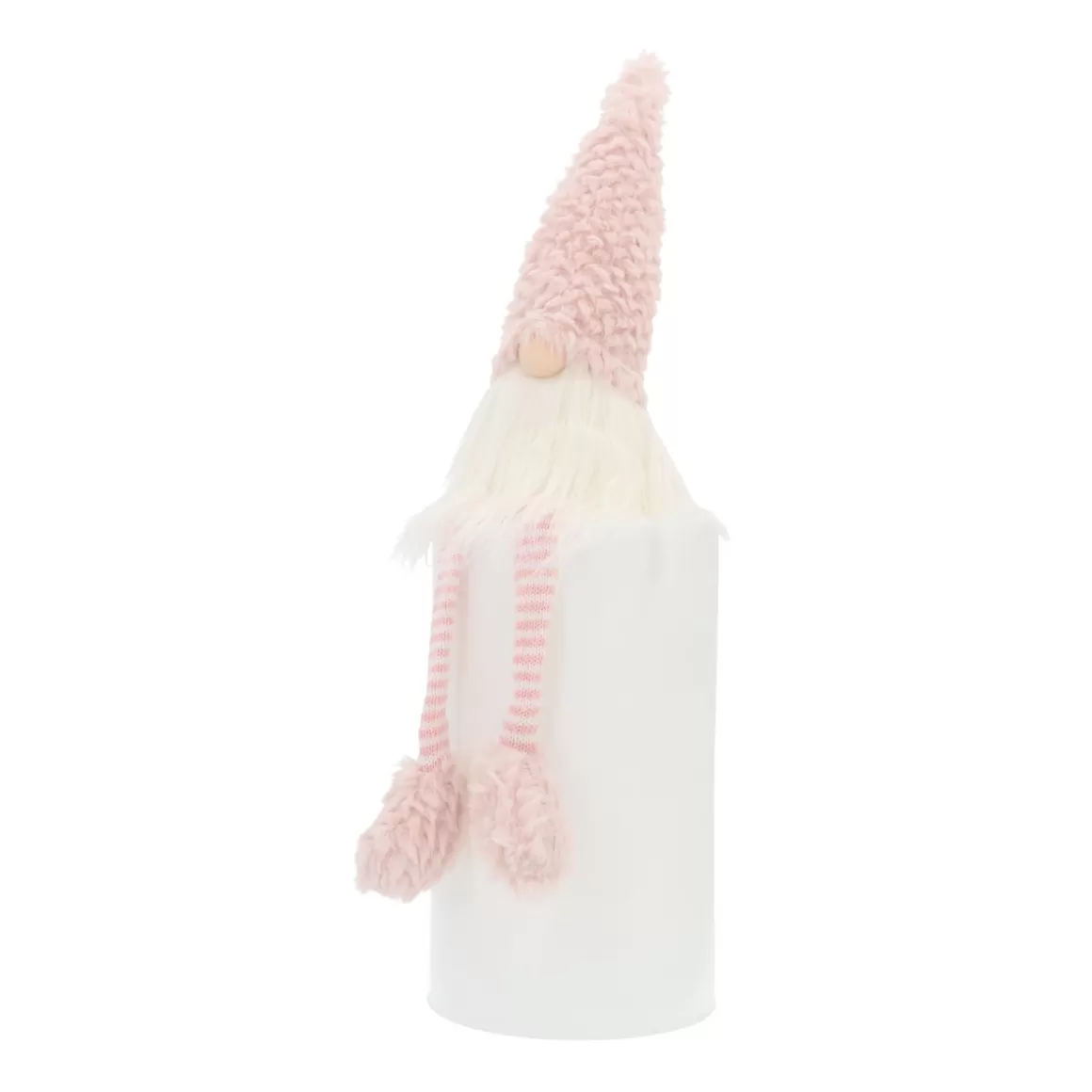 It's all about Christmas Christmas Figurines-Pink Gnome With Dangling Legs