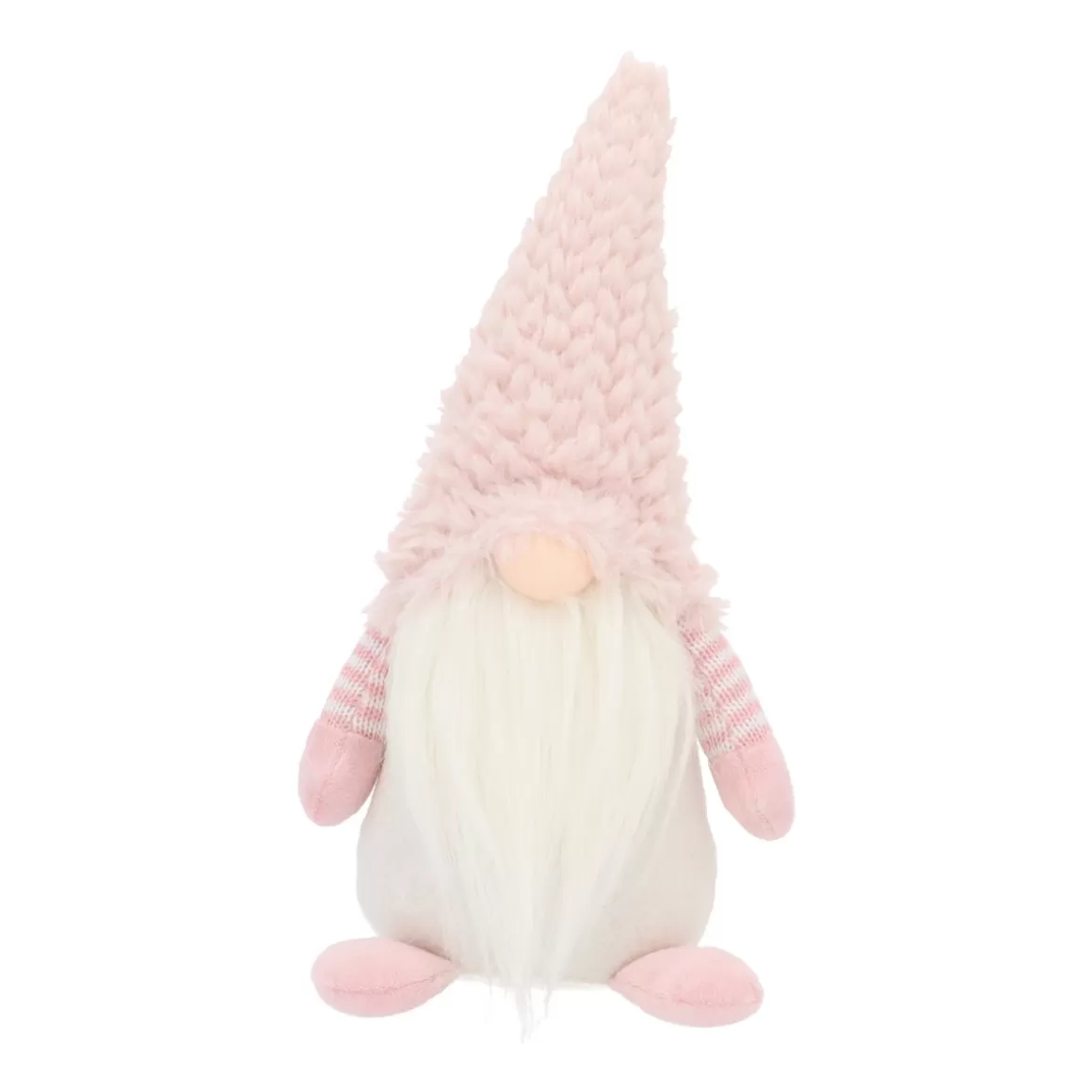 It's all about Christmas Christmas Figurines-Pink Gnome With Funny LED Hat