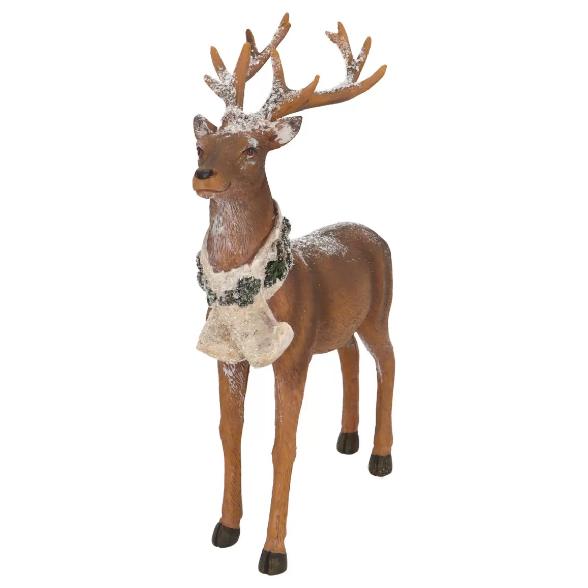 It's all about Christmas Christmas Figurines-Polyresin Deer Figurine With Scarf