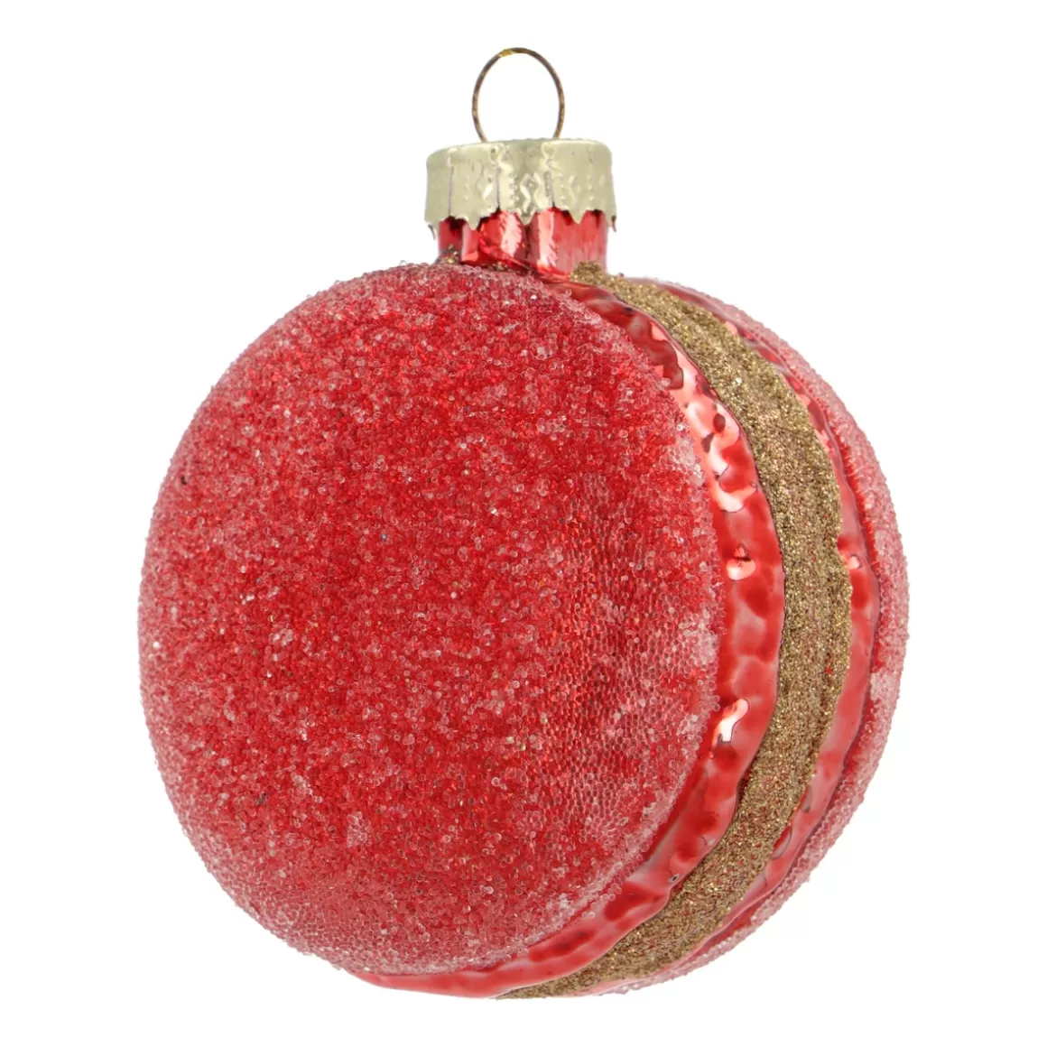 It's all about Christmas Christmas Ornaments | Christmastree Decorations Glass-Red Macaron Christmas Ornament