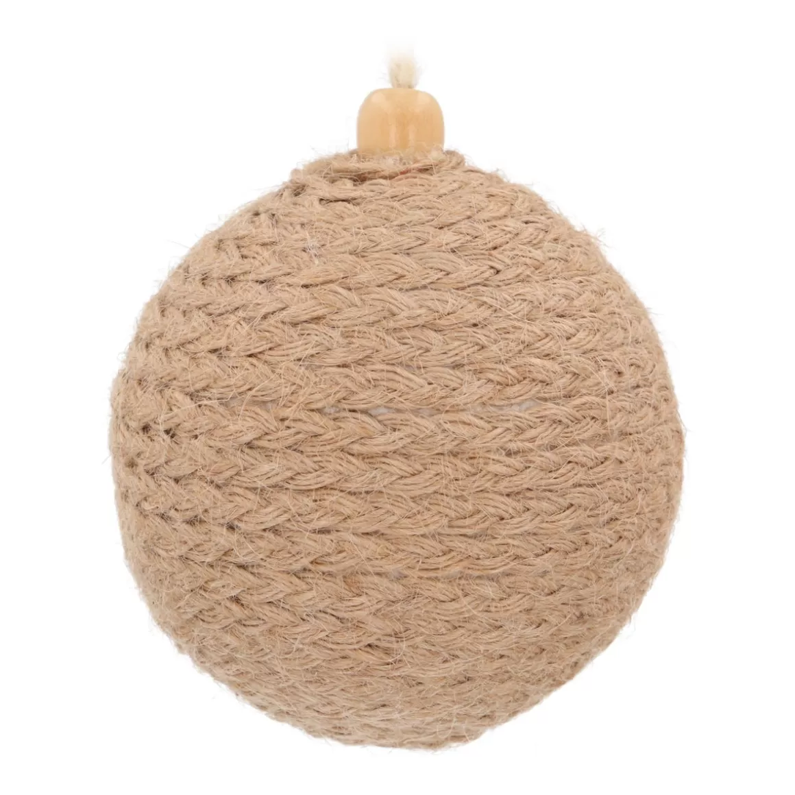 It's all about Christmas Christmas Baubles By Colour | Christmas Ornaments-Rustic Beige Jute Christmas Bauble