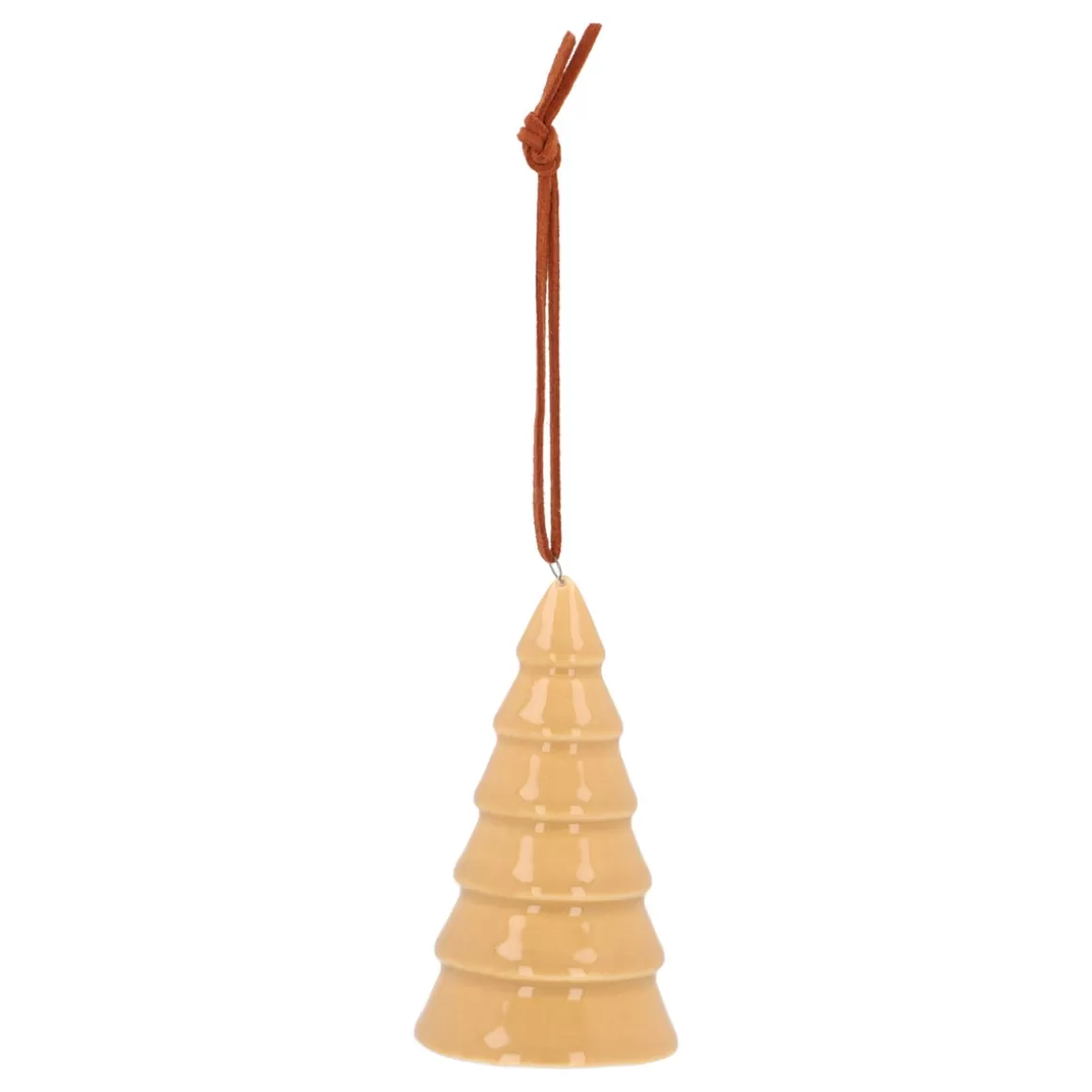 It's all about Christmas Home Accessories For Christmas | Christmas Ornaments-Sand-colored Porcelain Tree Christmas Ornament