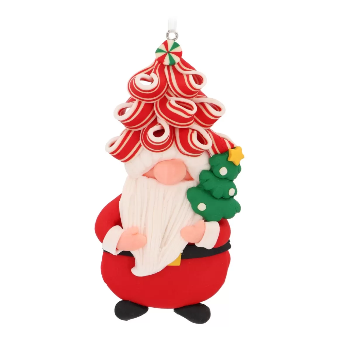 It's all about Christmas Christmas Ornaments-Santa Claus Ornament Trendy Haircut And Christmas Tree