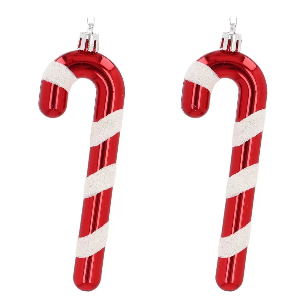 It's all about Christmas Christmas Ornaments-Set Of 2 Red-white Candy Canes