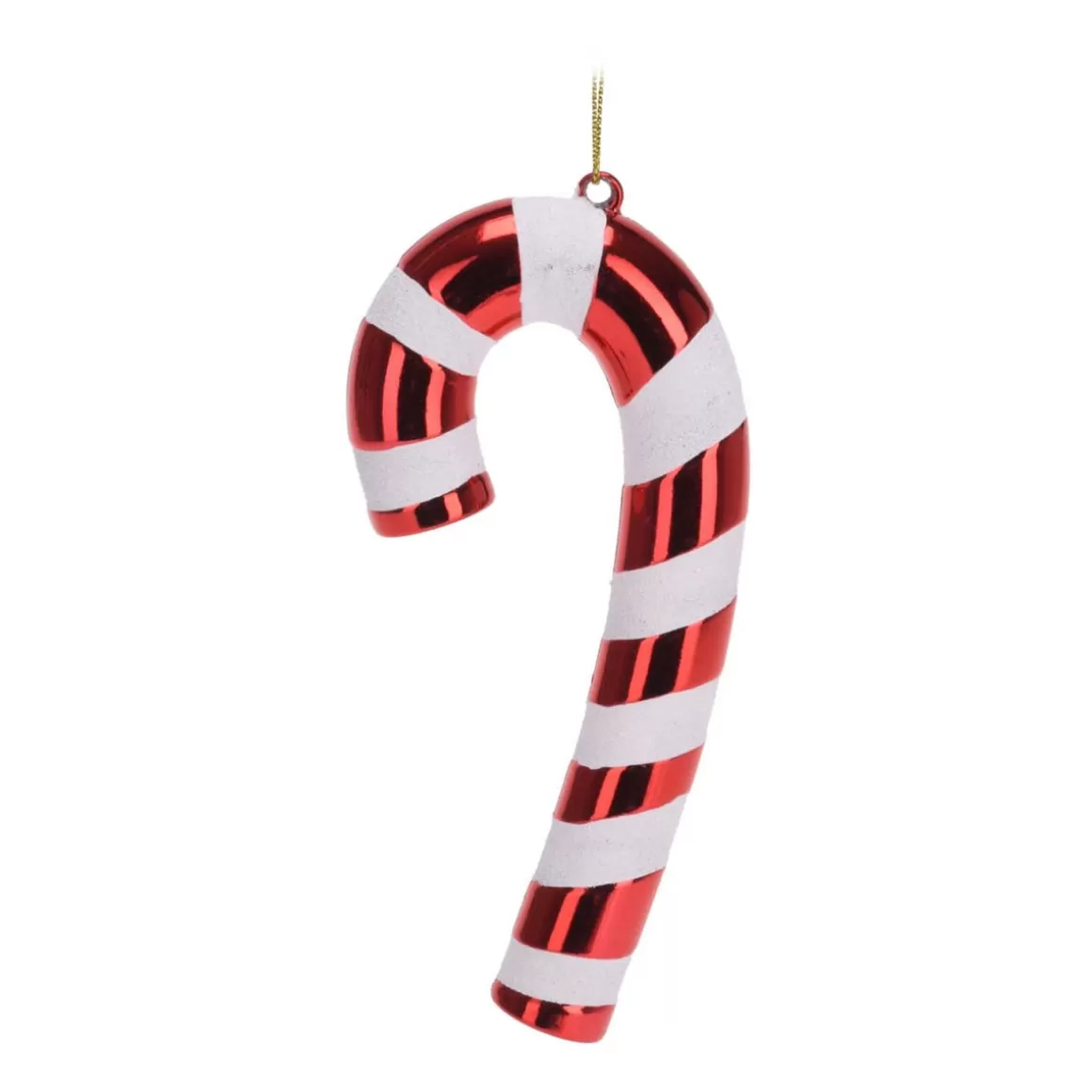 It's all about Christmas Christmas Ornaments-Set Of 4 Candy Cane Christmas Ornaments | 17cm (7") | Red