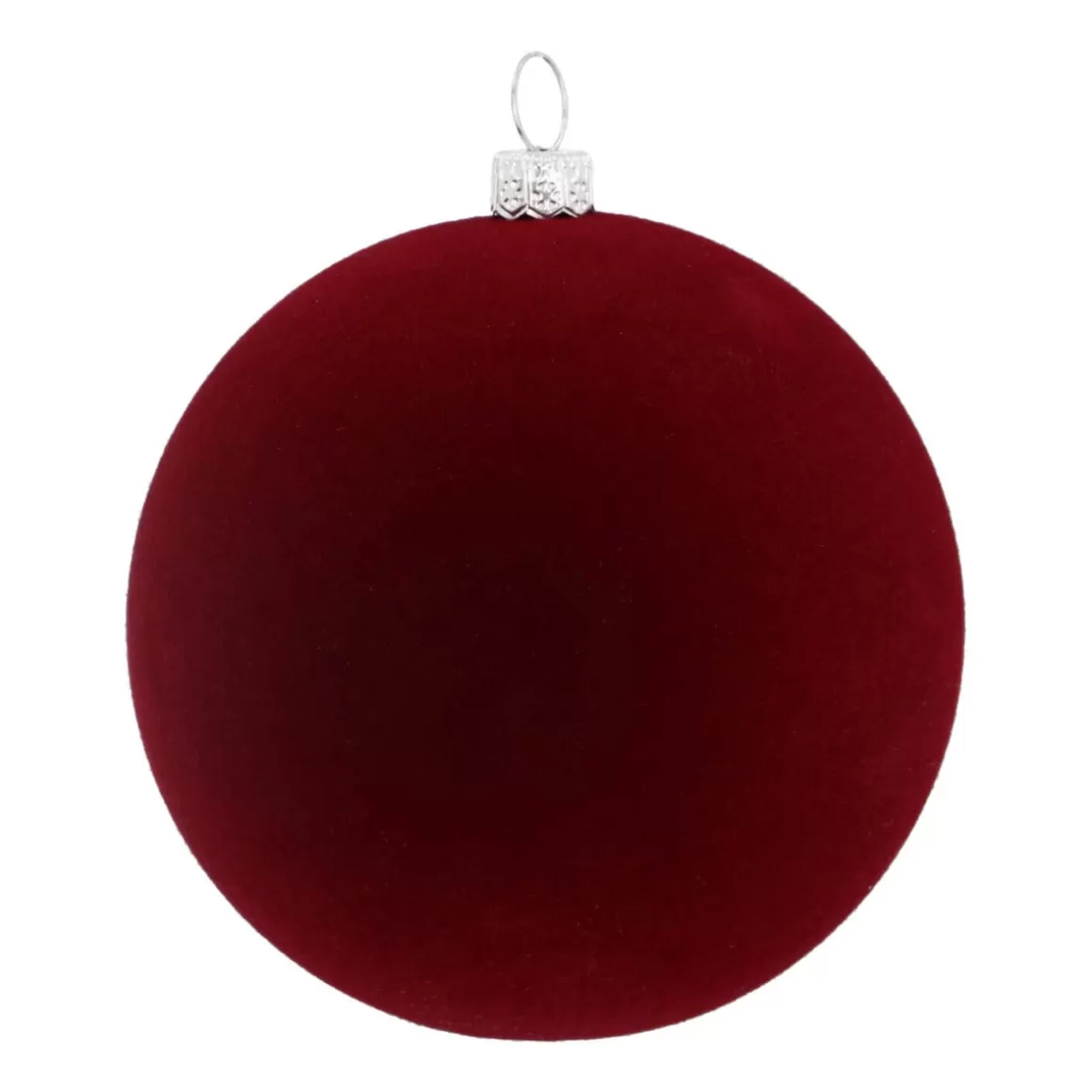 It's all about Christmas Christmas Baubles By Colour | Plastic Christmas Baubles-Shatterproof Velvet Maroon Bauble 8cm