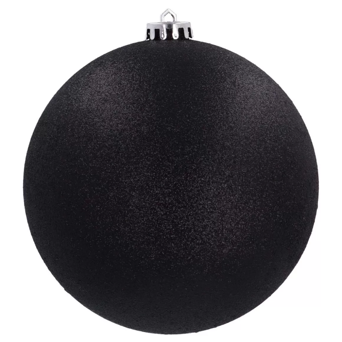 It's all about Christmas Christmas Baubles By Colour | Plastic Christmas Baubles-Shatterproof XL Christmas Bauble Black 15 Cm