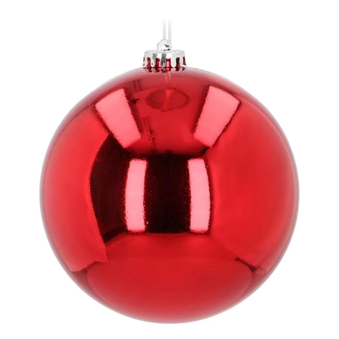 It's all about Christmas Large Outdoor Baubles | Plastic Christmas Baubles-Shatterproof XL Christmas Bauble Red 15 Cm