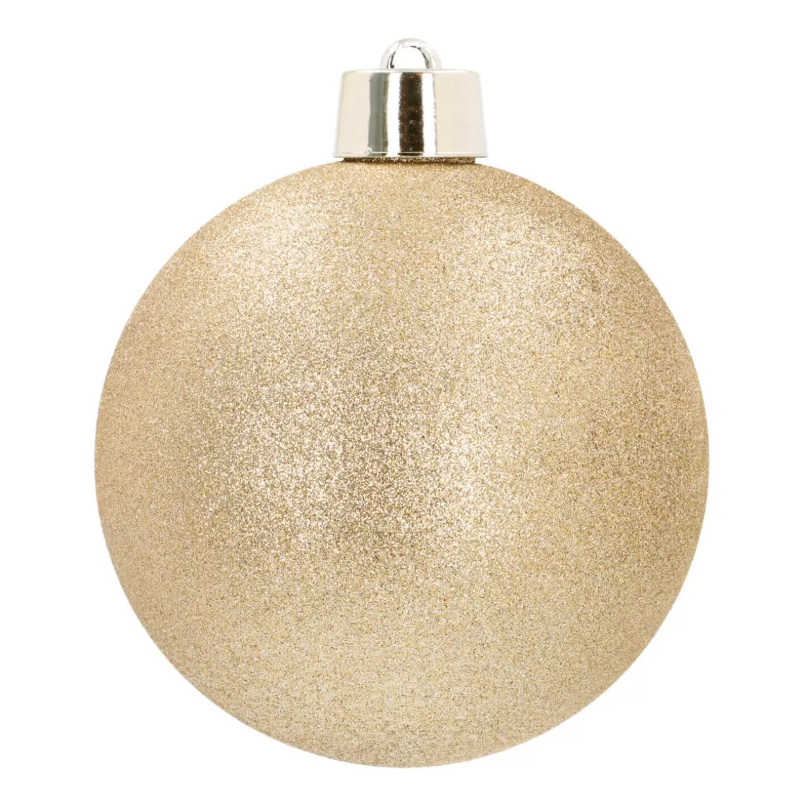 It's all about Christmas Christmas Baubles By Colour | Plastic Christmas Baubles-Shatterproof XXXL Christmas Bauble Gold Glitters 25 Cm