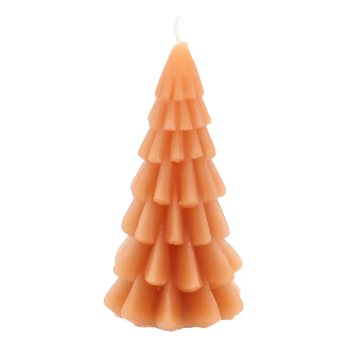 It's all about Christmas Candles | Christmas Trees-Small 3D Ochre Christmas Tree Candle