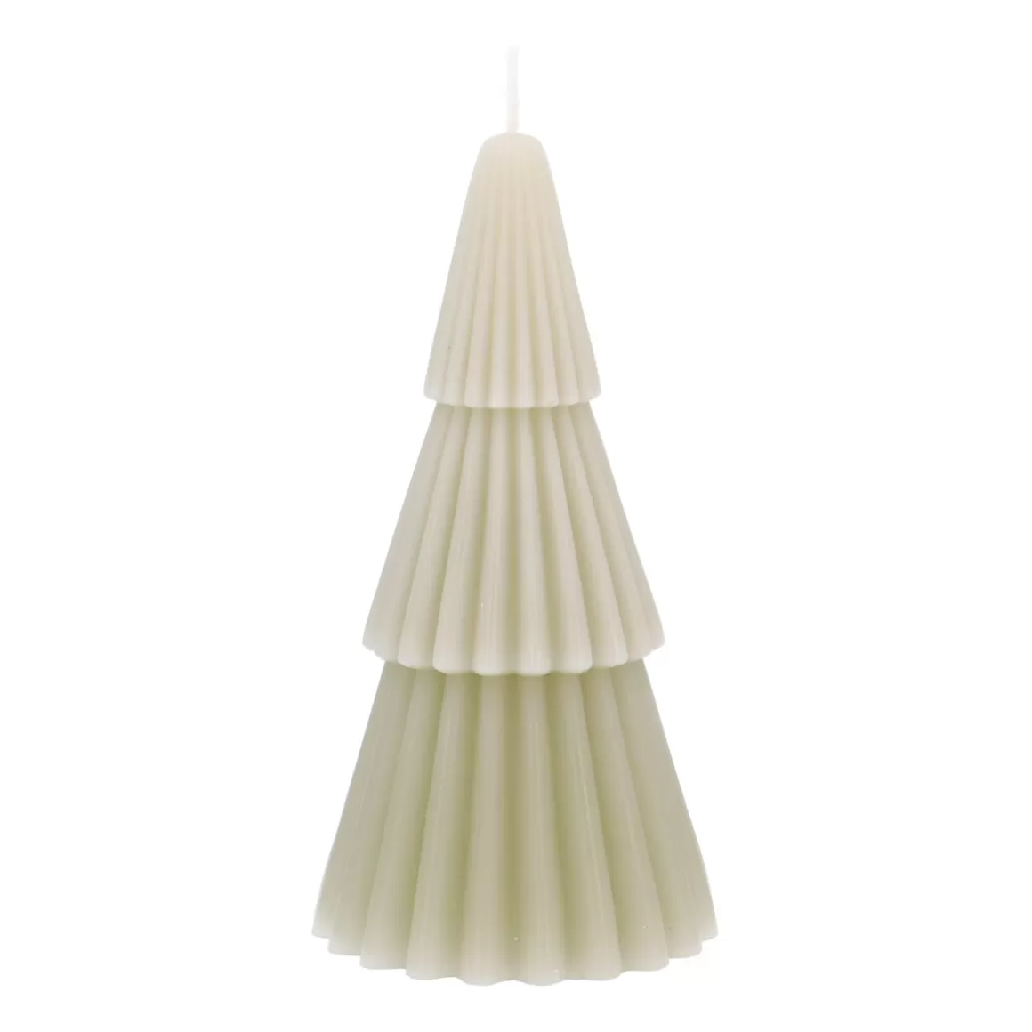 It's all about Christmas Home Accessories For Christmas | Candles-Small Layered Green Christmas Tree Candle