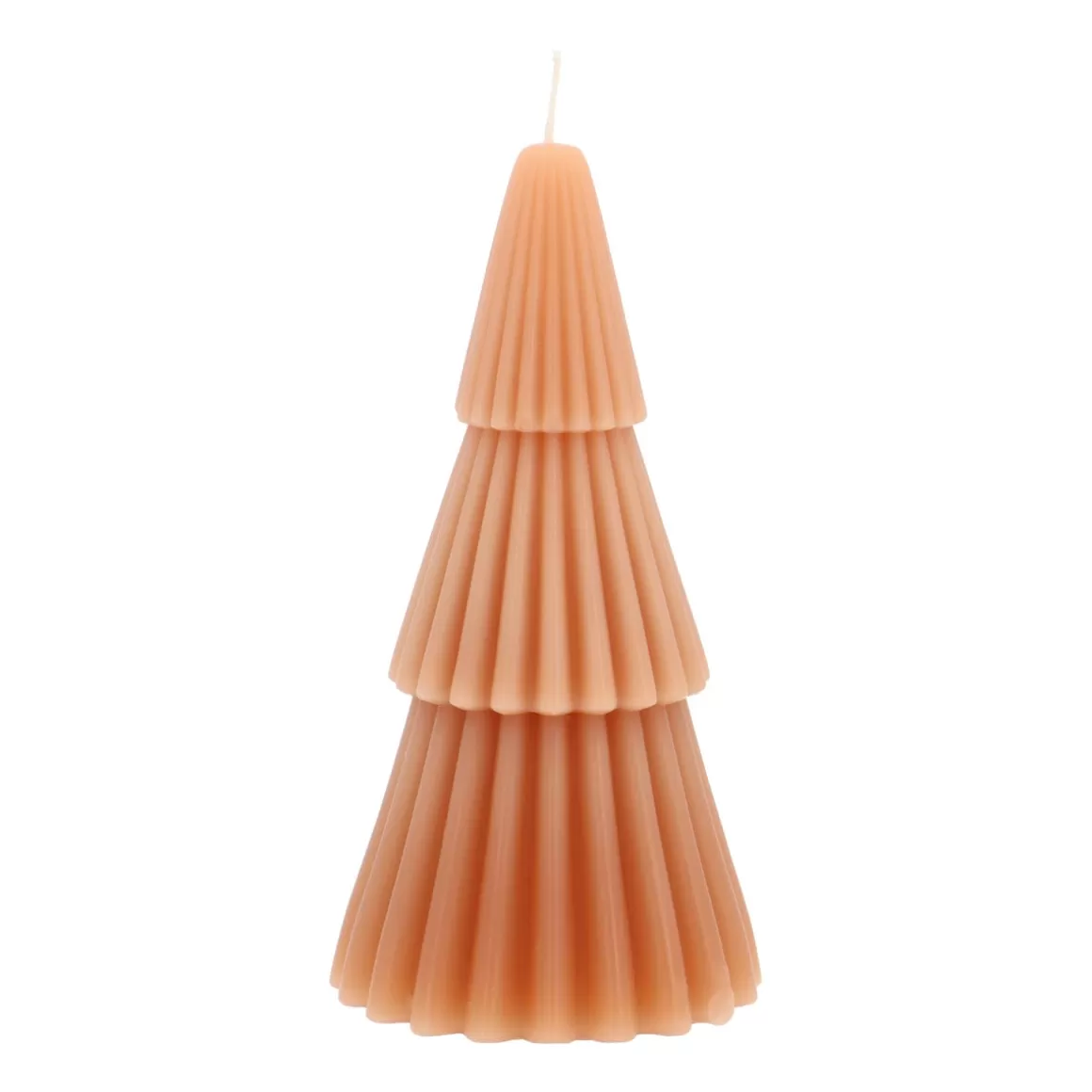 It's all about Christmas Candles | Christmas Trees-Small Layered Ochre Christmas Tree Candle