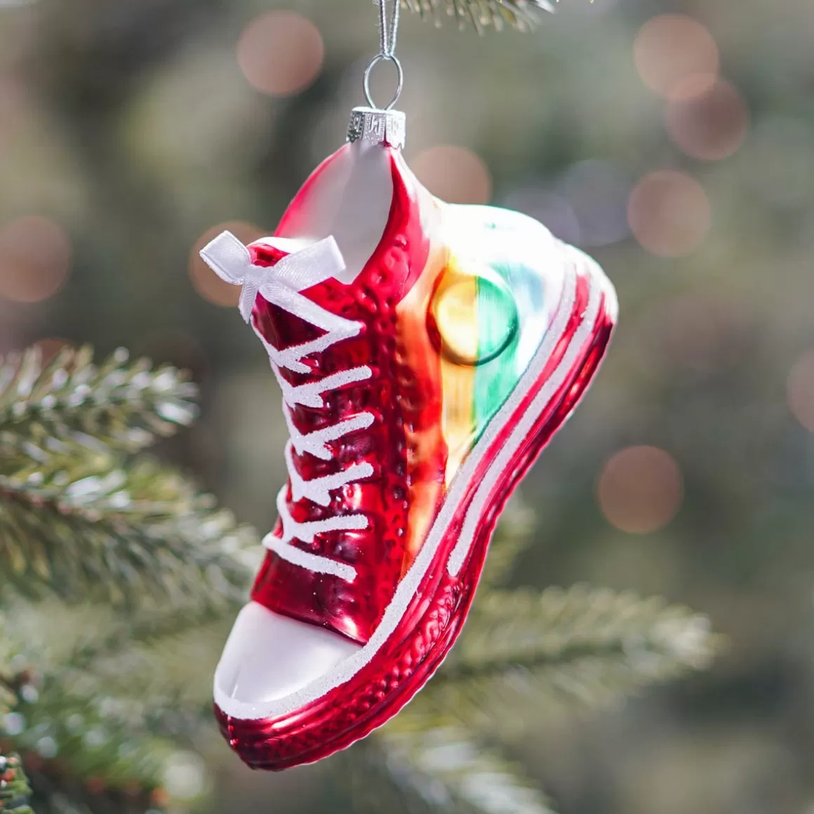 It's all about Christmas Christmas Ornaments-Sneaker Christmas Ornament | Glass | Multi | 12cm