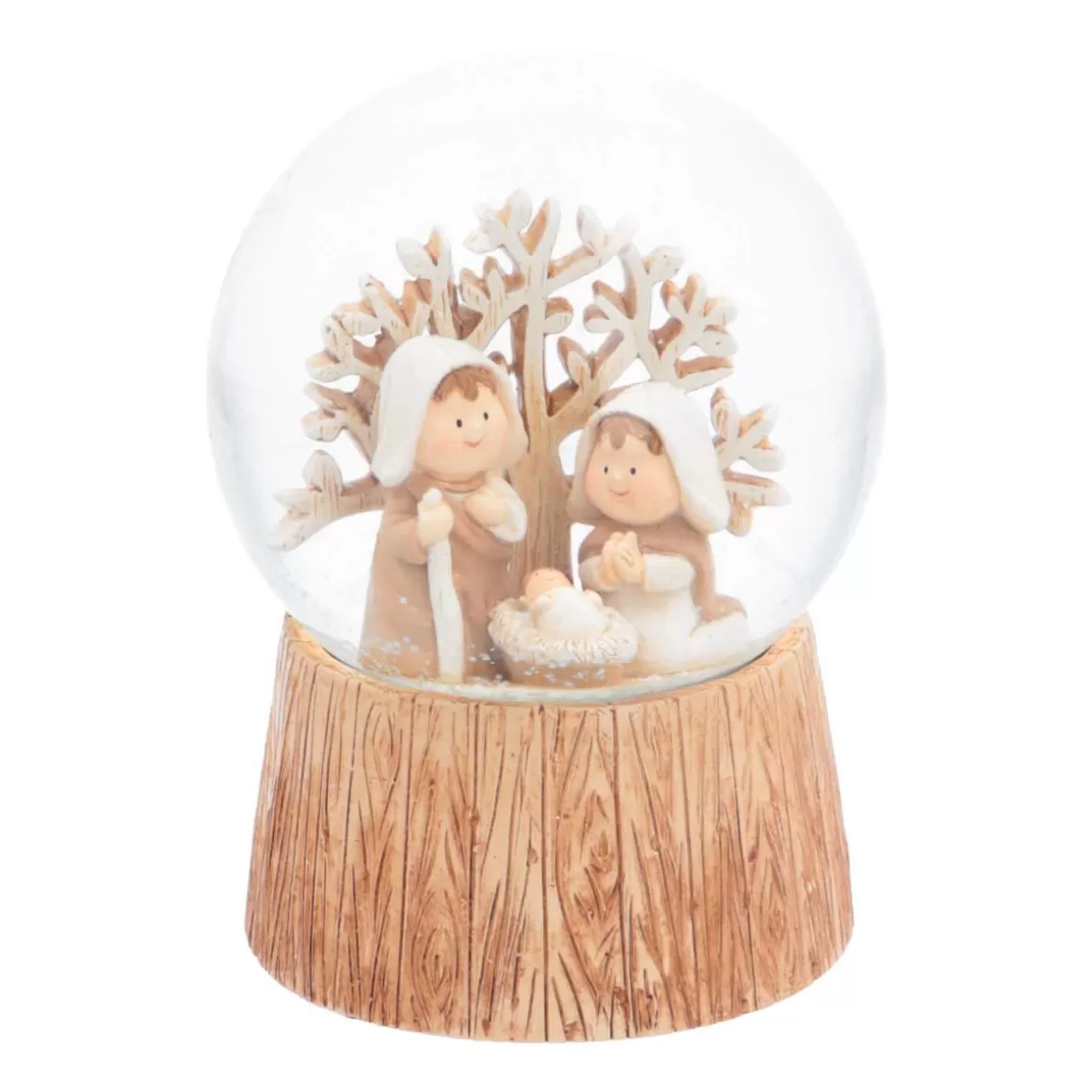 It's all about Christmas Snowglobes-Snow Globe With Christmas Scene | Music | ⌀9cm | 15cm Tall