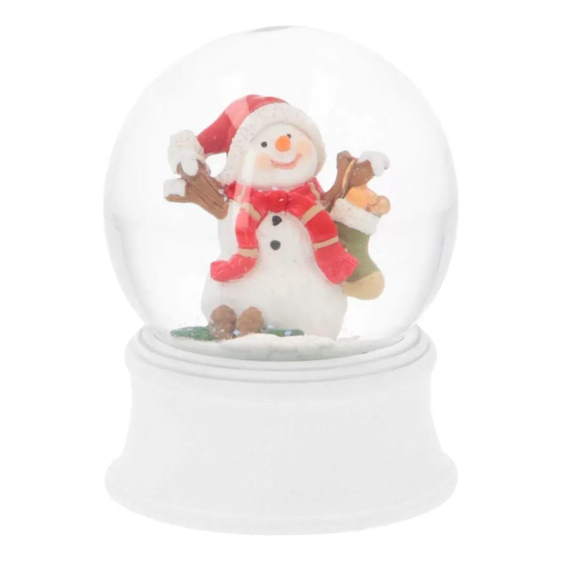 It's all about Christmas Christmas Figurines-Snow Globe With Snowman | ⌀6cm | 9cm High