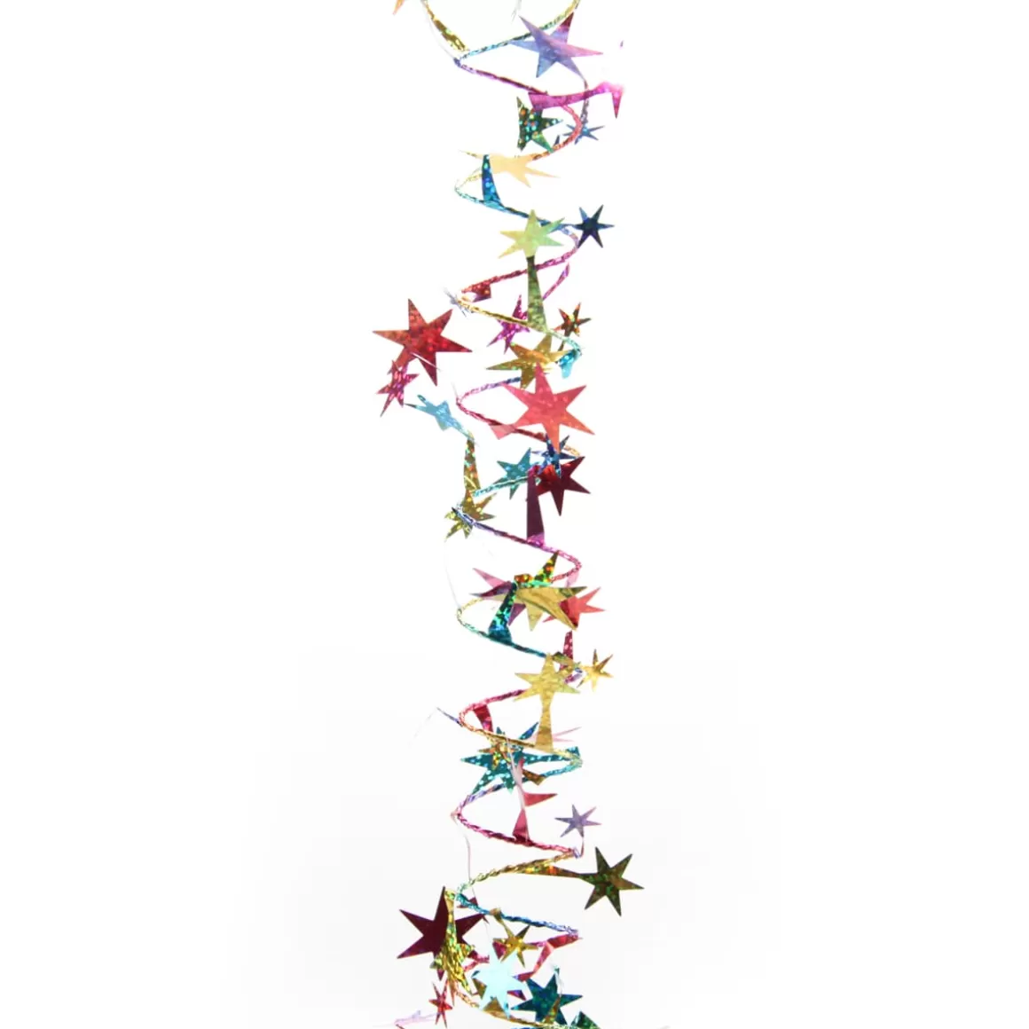 It's all about Christmas Christmas Tree Garlands-Spiral Garland With Stars Rainbow/multi 750cm Laser