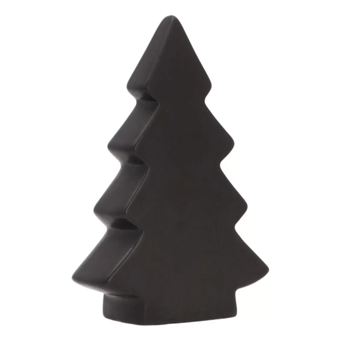 It's all about Christmas All Christmas Decorations | Christmas Trees-Standing Porcelain Christmas Tree | 16.5 Cm | Matte Black