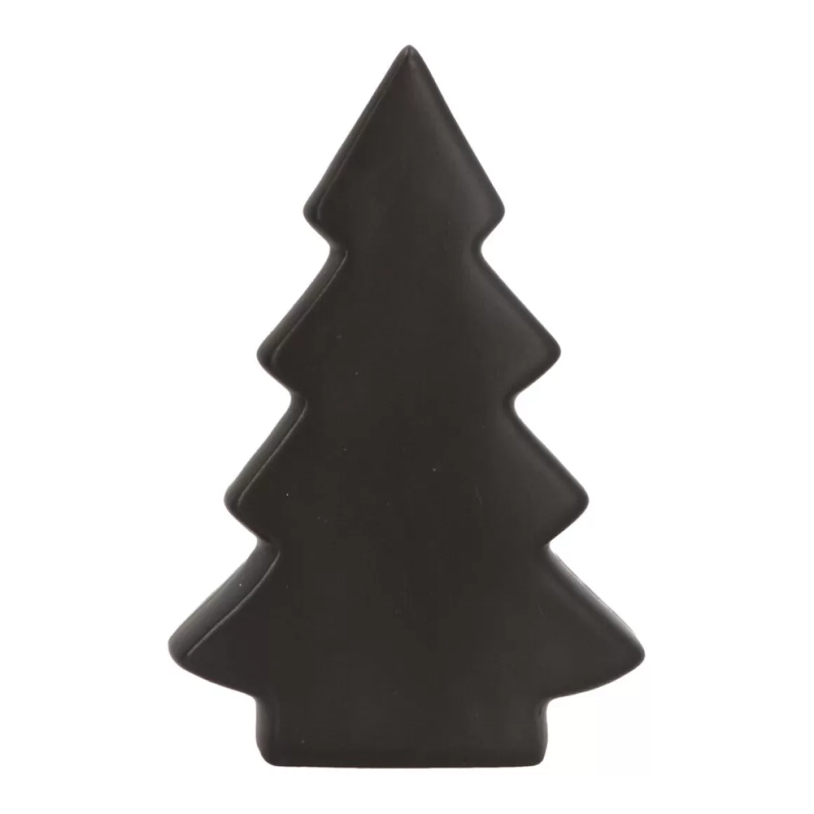 It's all about Christmas All Christmas Decorations | Christmas Trees-Standing Porcelain Christmas Tree | 16.5 Cm | Matte Black