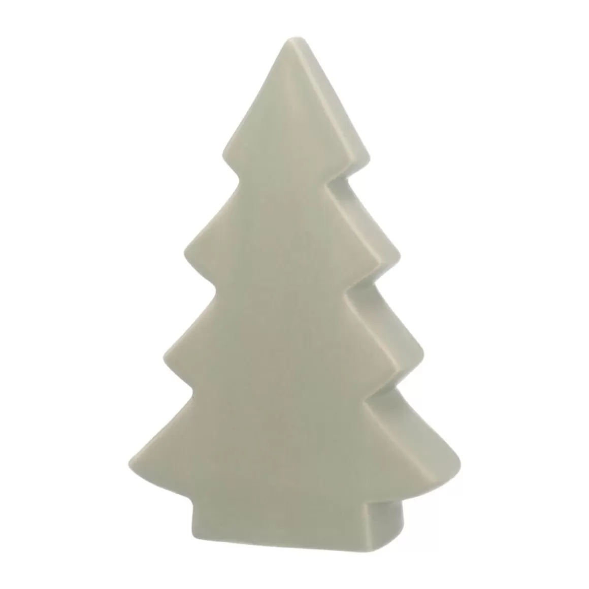 It's all about Christmas All Christmas Decorations | Christmas Trees-Standing Porcelain Christmas Tree | 16.5 Cm | Matte Green