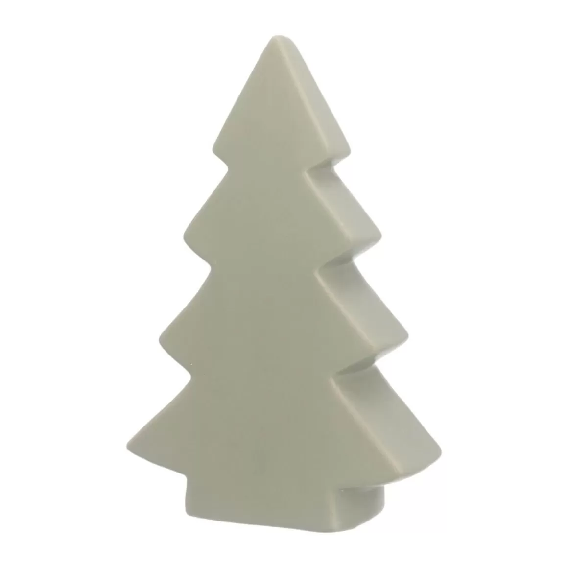 It's all about Christmas All Christmas Decorations | Christmas Trees-Standing Porcelain Christmas Tree | 20 Cm | Matte Green