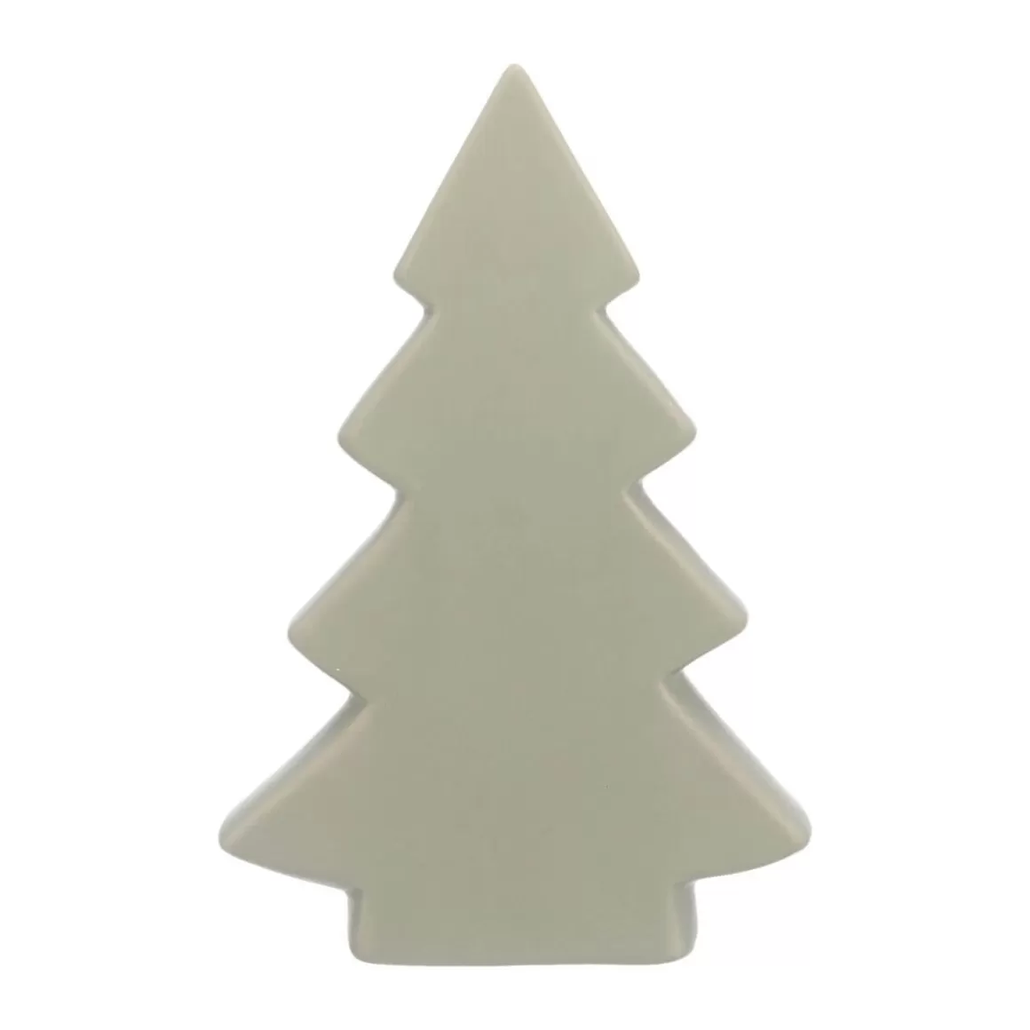 It's all about Christmas All Christmas Decorations | Christmas Trees-Standing Porcelain Christmas Tree | 20 Cm | Matte Green