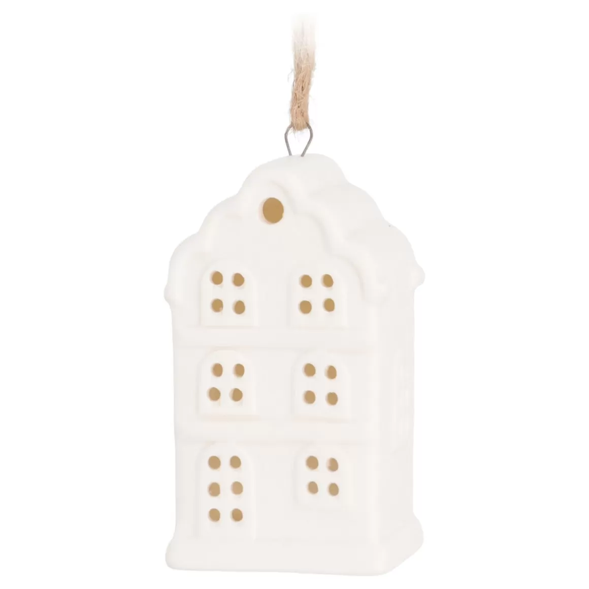 It's all about Christmas Christmas Ornaments-Stylish White Canal House Christmas Ornament