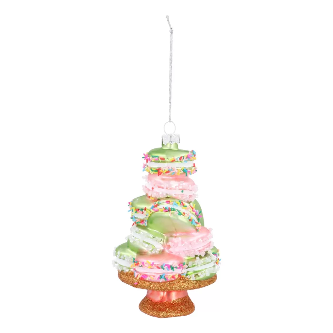 It's all about Christmas Christmastree Decorations Glass | Christmas Ornaments-Tasty Macaron Ornament In Pastel Colors